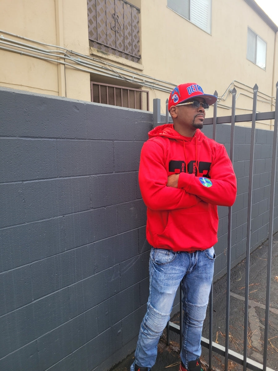 DRE 313 T-shirt or Hoodie or Pants (Red w/ Black)