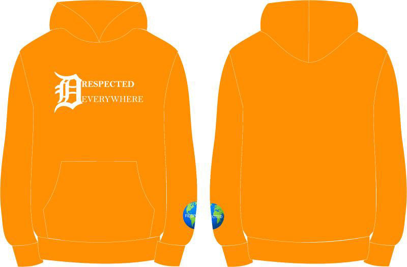 DRE Horizontal Orange w/ White Letters