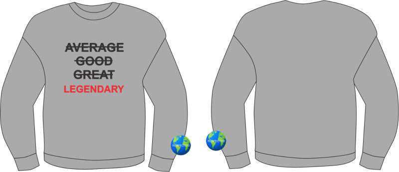 Average to Legendary Hoodie (Gray)