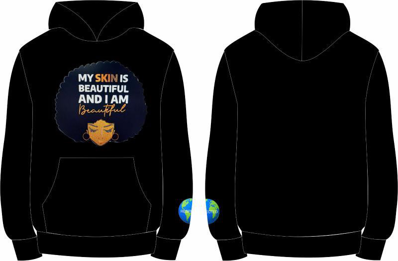 Beautiful Skin Tshirt or Hoodie or Pants (Black)