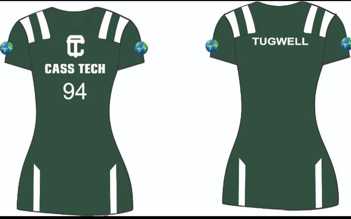 Custom Jersey Dress (Green)