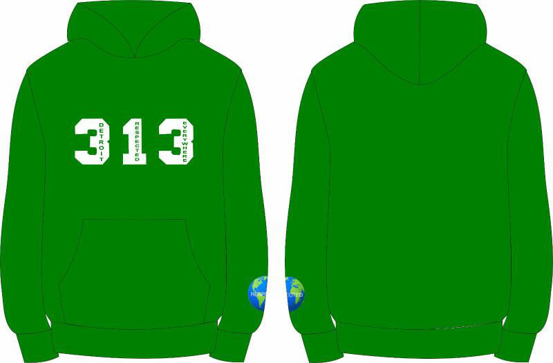 313 DRE Hoodie (Green) Tshirt or Hoodie or Pants or Shorts