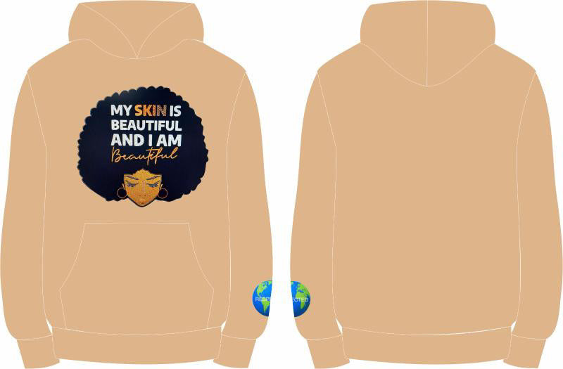 Beautiful Skin Tshirt or Hoodie or Pants or Shorts (Tan)