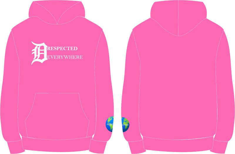 DRE Horizontal Pink w/ White Letters