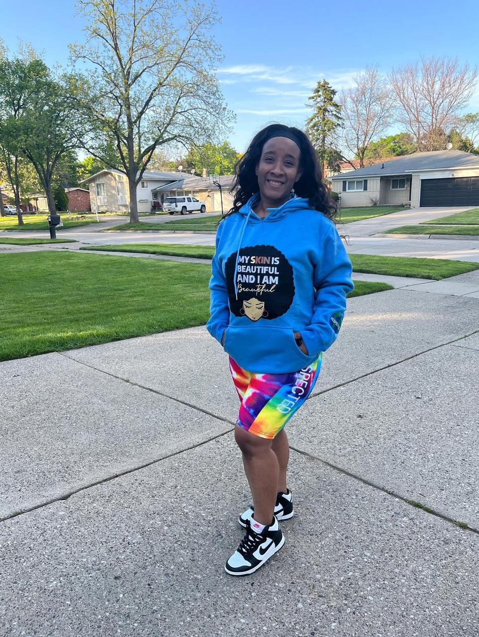 Beautiful Skin Tshirt or Hoodie or Pants (Sky Blue