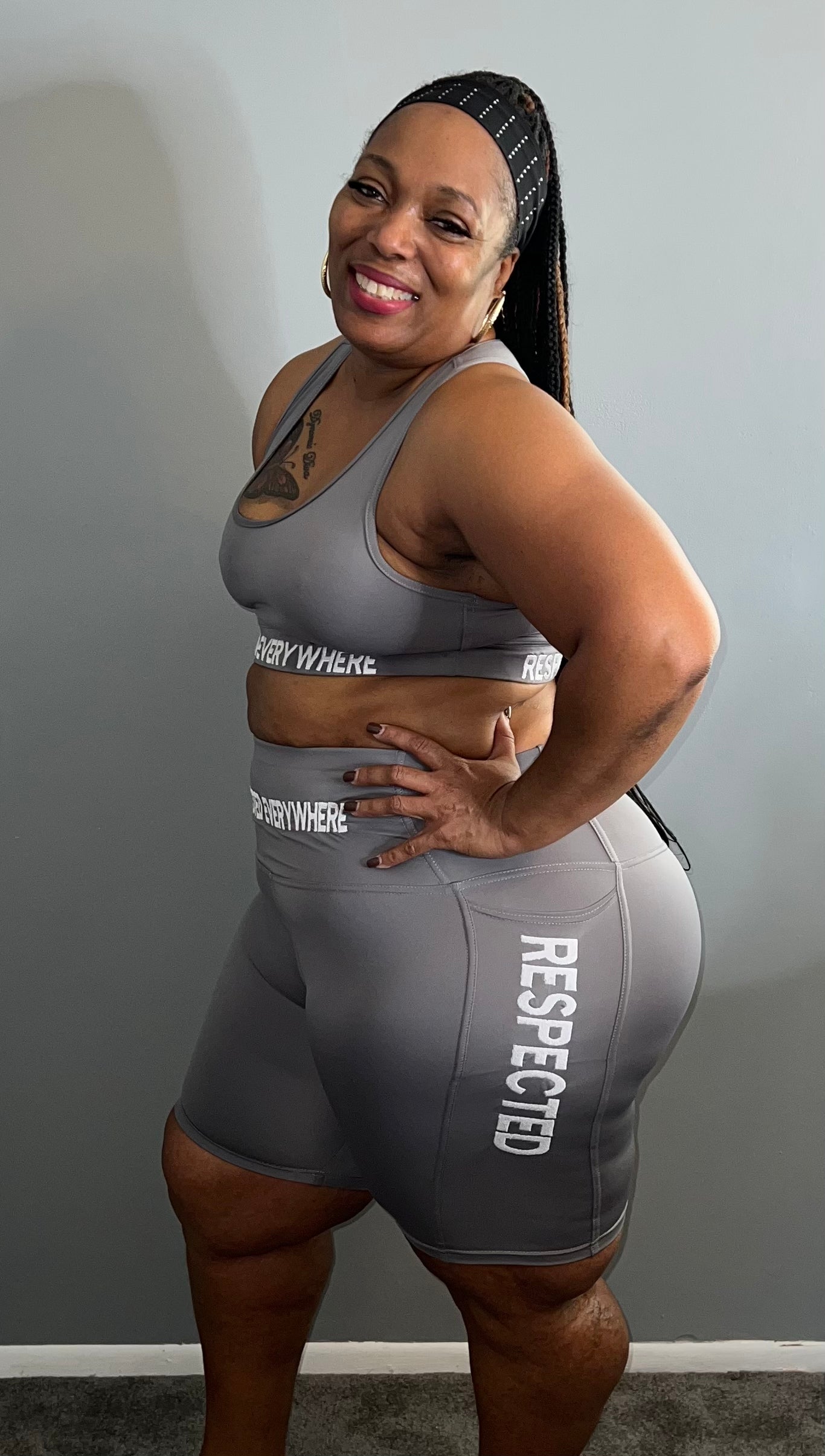 Respected Sports Bra (Gray)