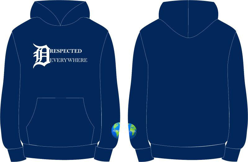 DRE Horizontal Navy Blue w/ White Letters