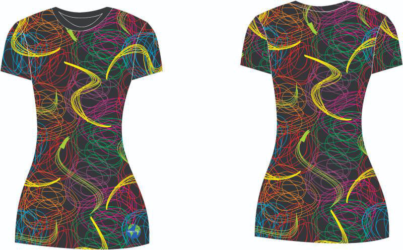 Fitted Tshirt Dress (Color Explosion)