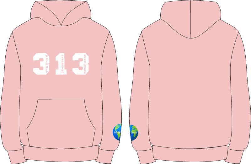 DRE 313 T-shirt or Hoodie or Pants (salmon)