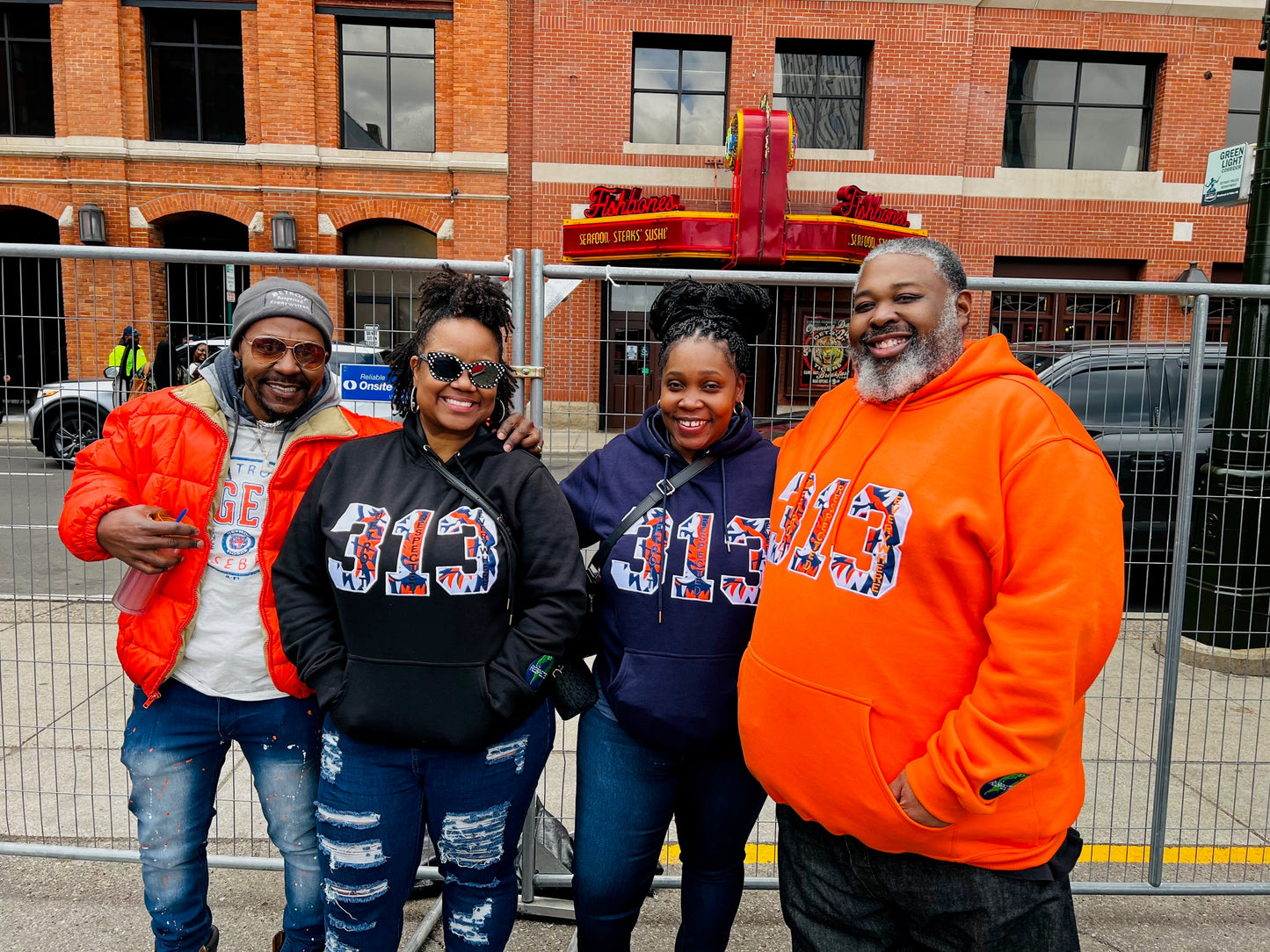 DRE 313 Detroit Tigers Tshirt or Hoodie (Black)