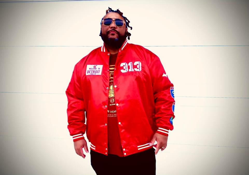 Detroit Day Satin Jacket (Red)