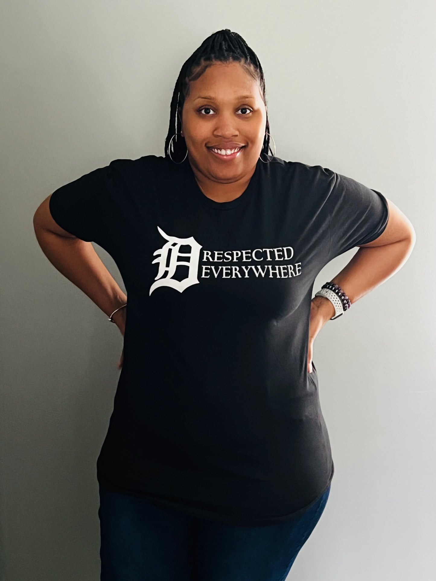 Dre Horizontal Black w/ white letters