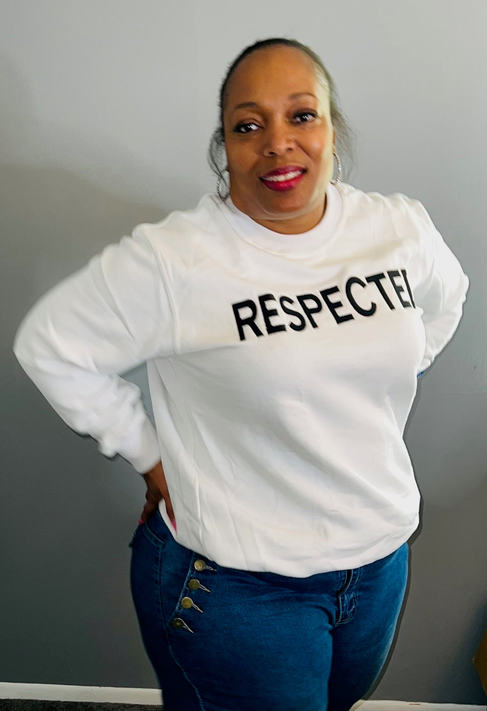 DRE Respected Crew Neck Sweater (White)