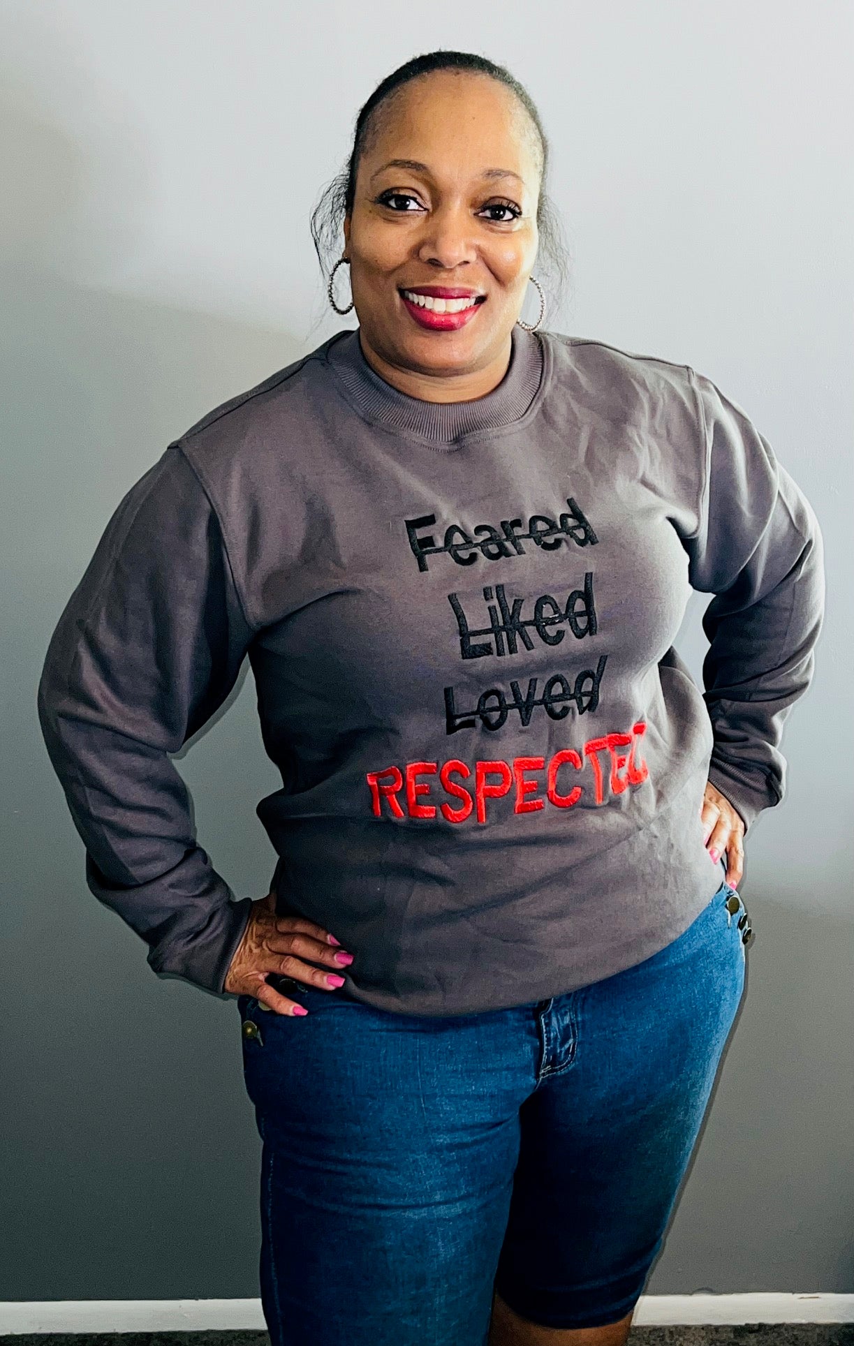 Feared to Respected Hoodie (Gray)