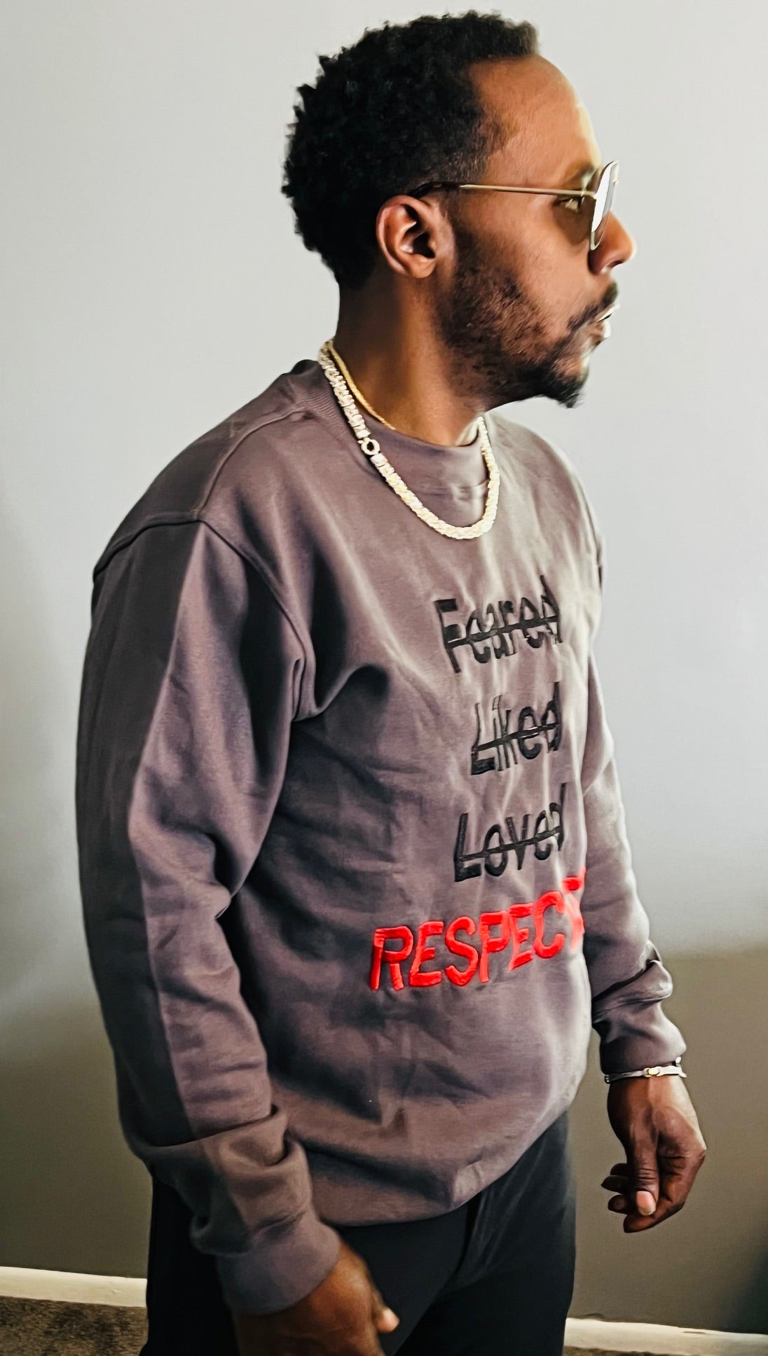 Feared to Respected Hoodie (Gray)