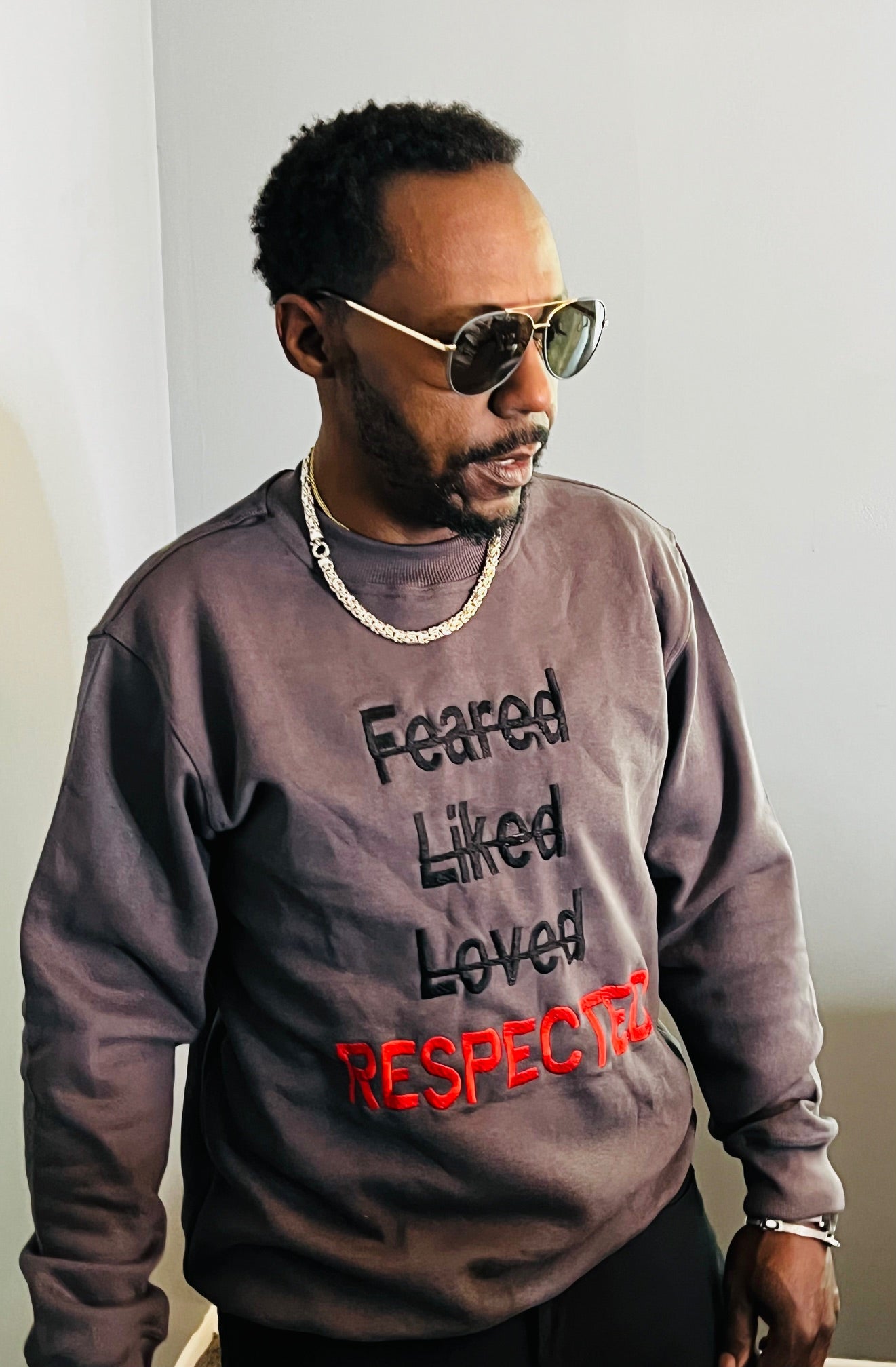 Feared to Respected Hoodie (Gray)