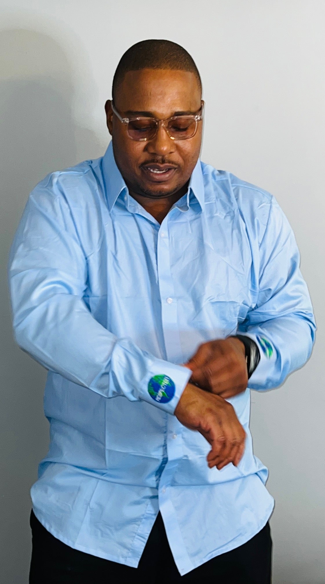 DRE Business Dress Shirt ( Light Blue)