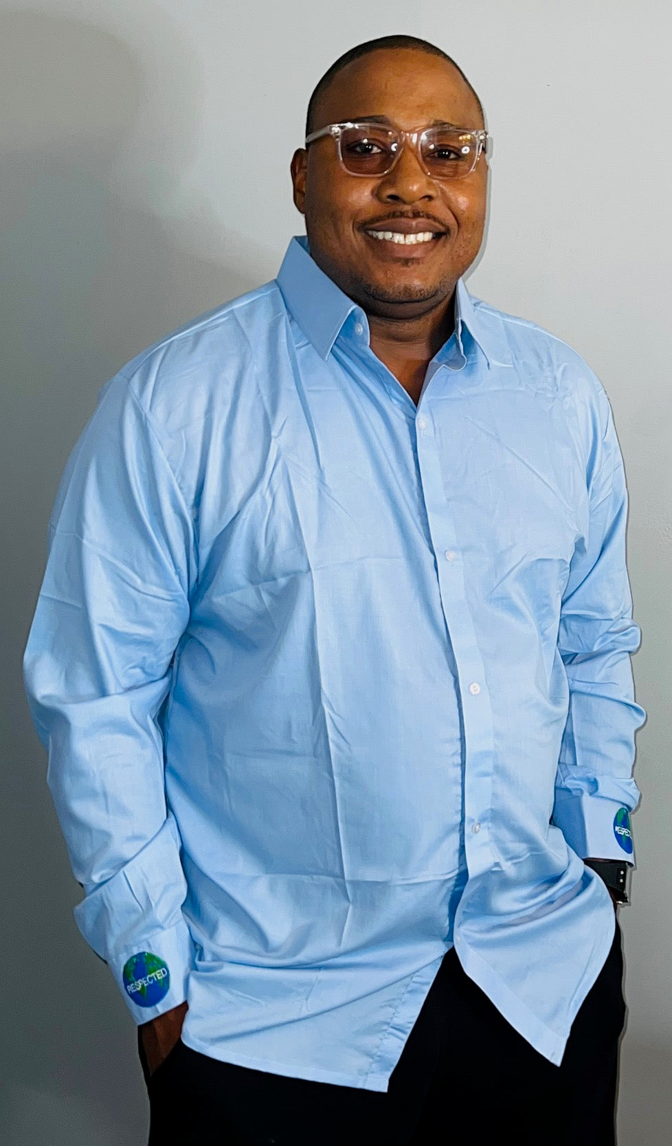 DRE Business Dress Shirt ( Light Blue)