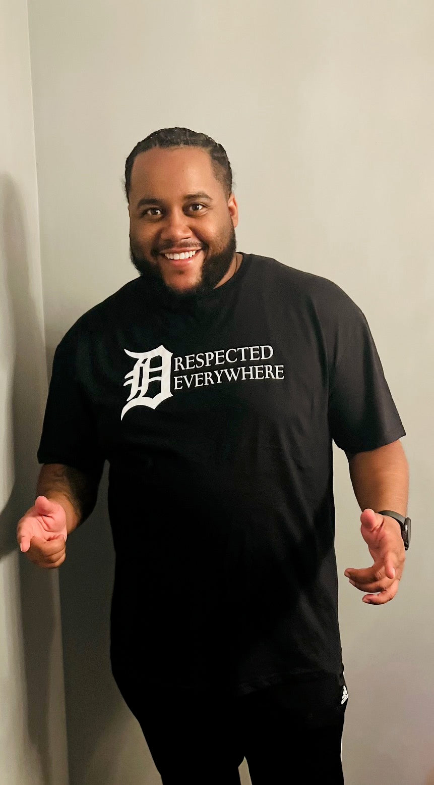 Dre Horizontal Black w/ white letters