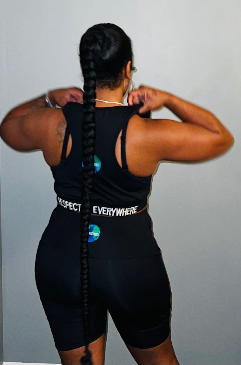 Detroit Yoga Shorts or Leggings (Black)