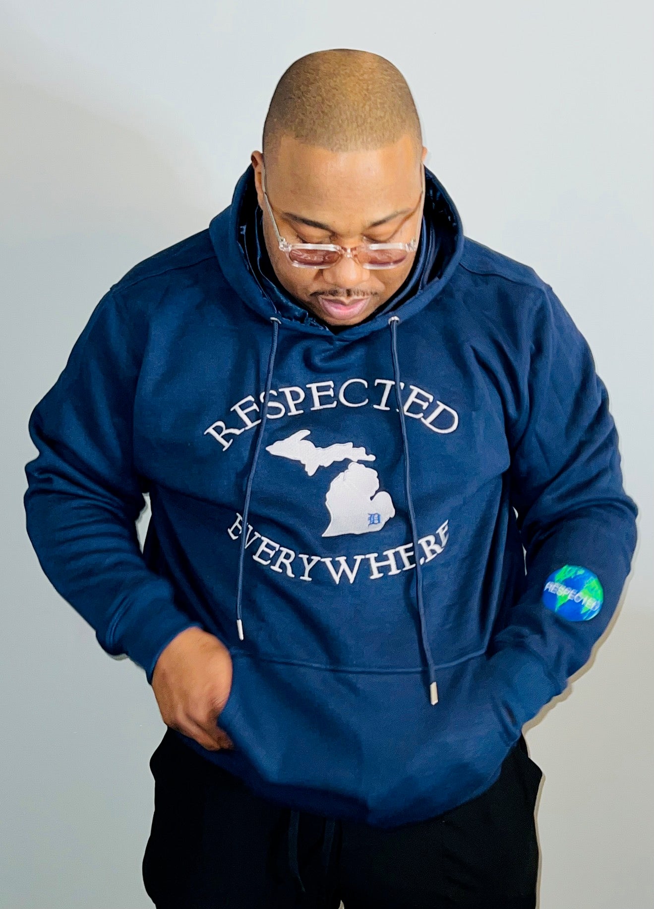 DRE Mitten Hoodie (Navy)