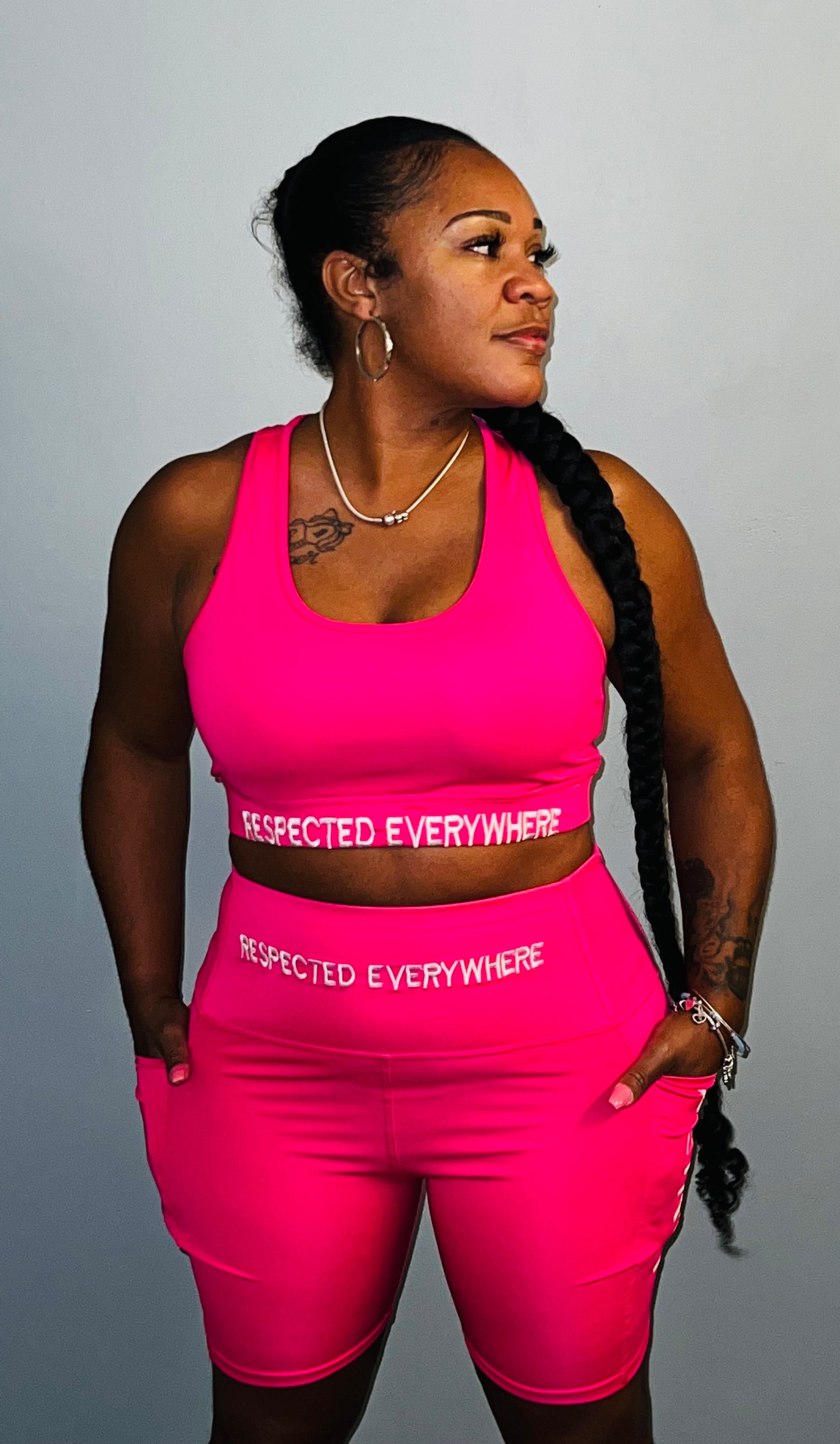 Respected Sports Bra (Pink)