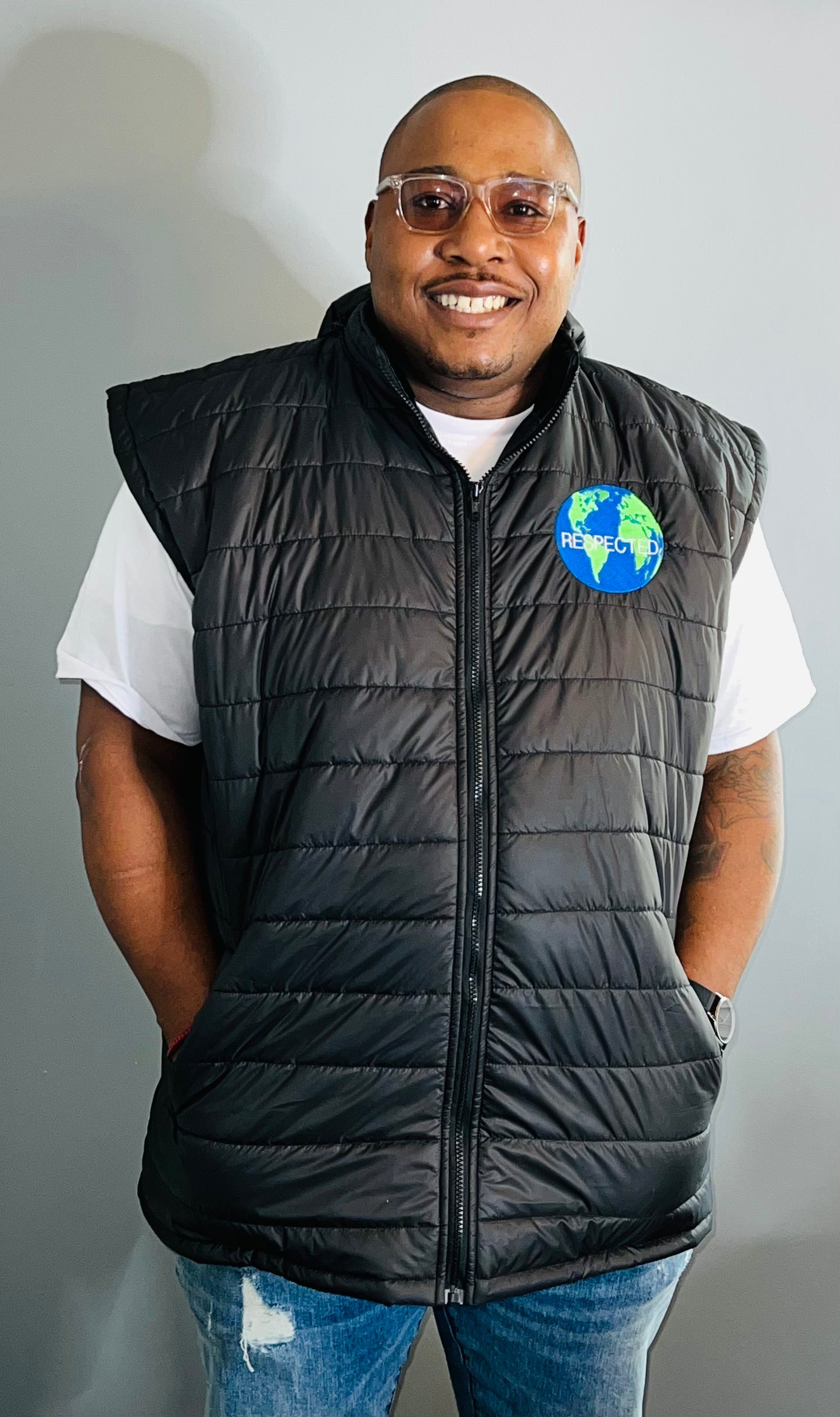 DRE Bubble Vest (Black) w/ detachable hood