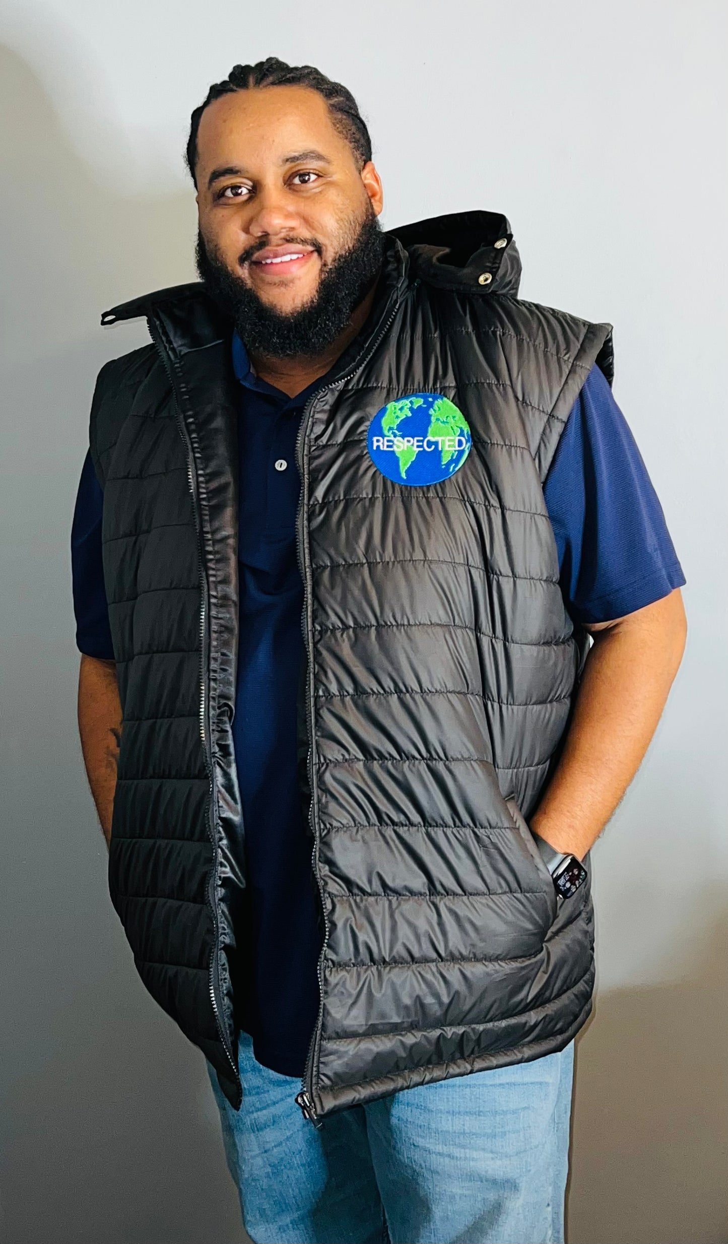 DRE Bubble Vest (Black) w/ detachable hood