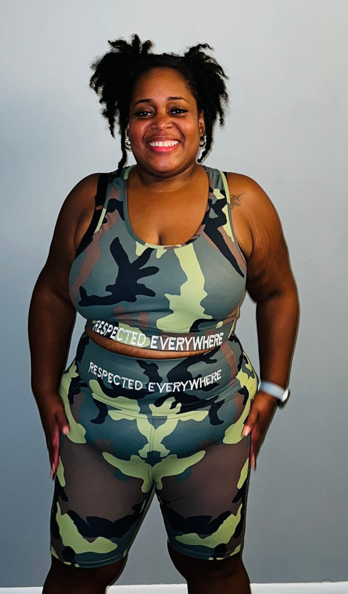 Detroit Yoga Shorts or Leggings (Camo)