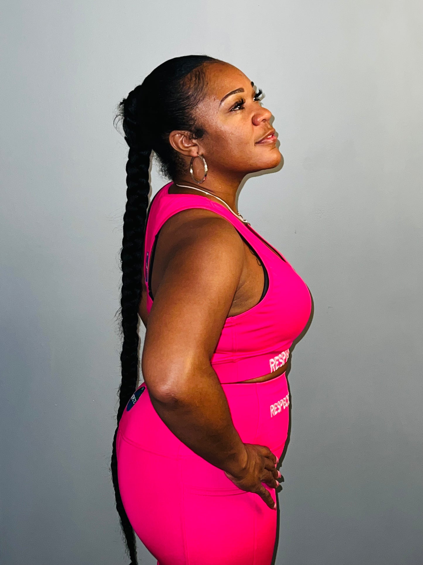 Detroit Yoga Shorts or Leggings (Pink)