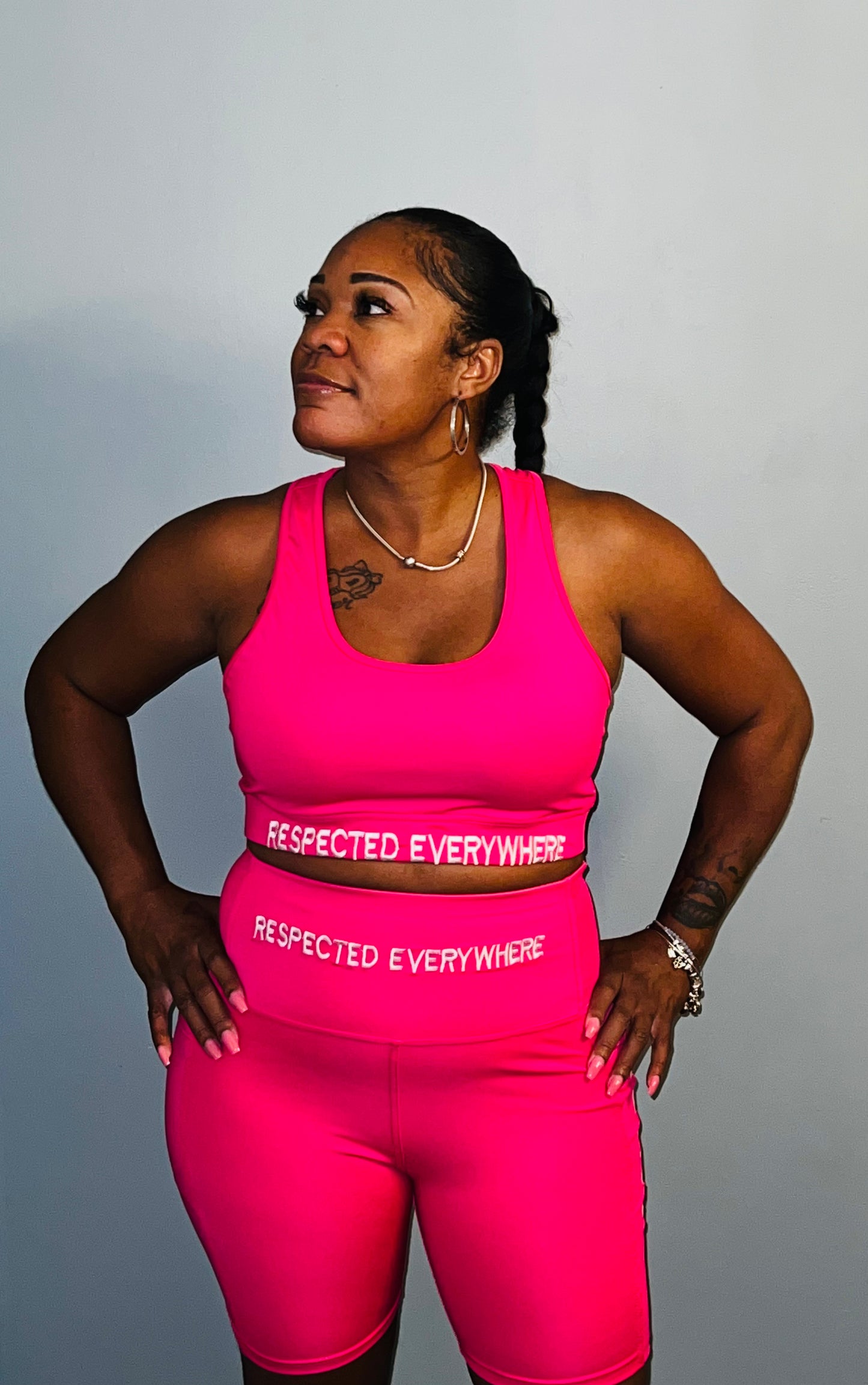 Detroit Yoga Shorts or Leggings (Pink)