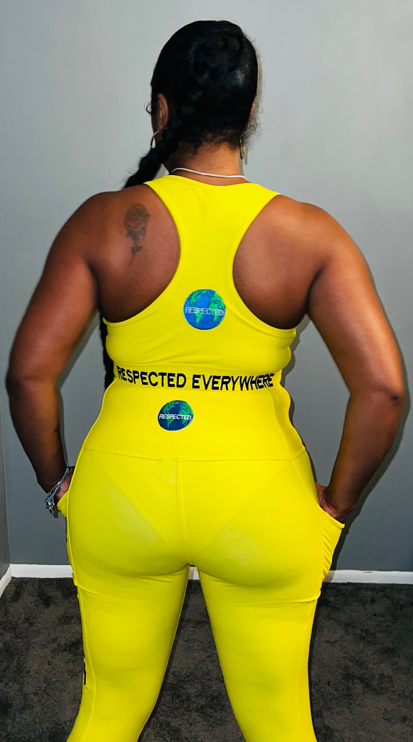 Detroit Yoga Shorts or Leggings (Yellow)