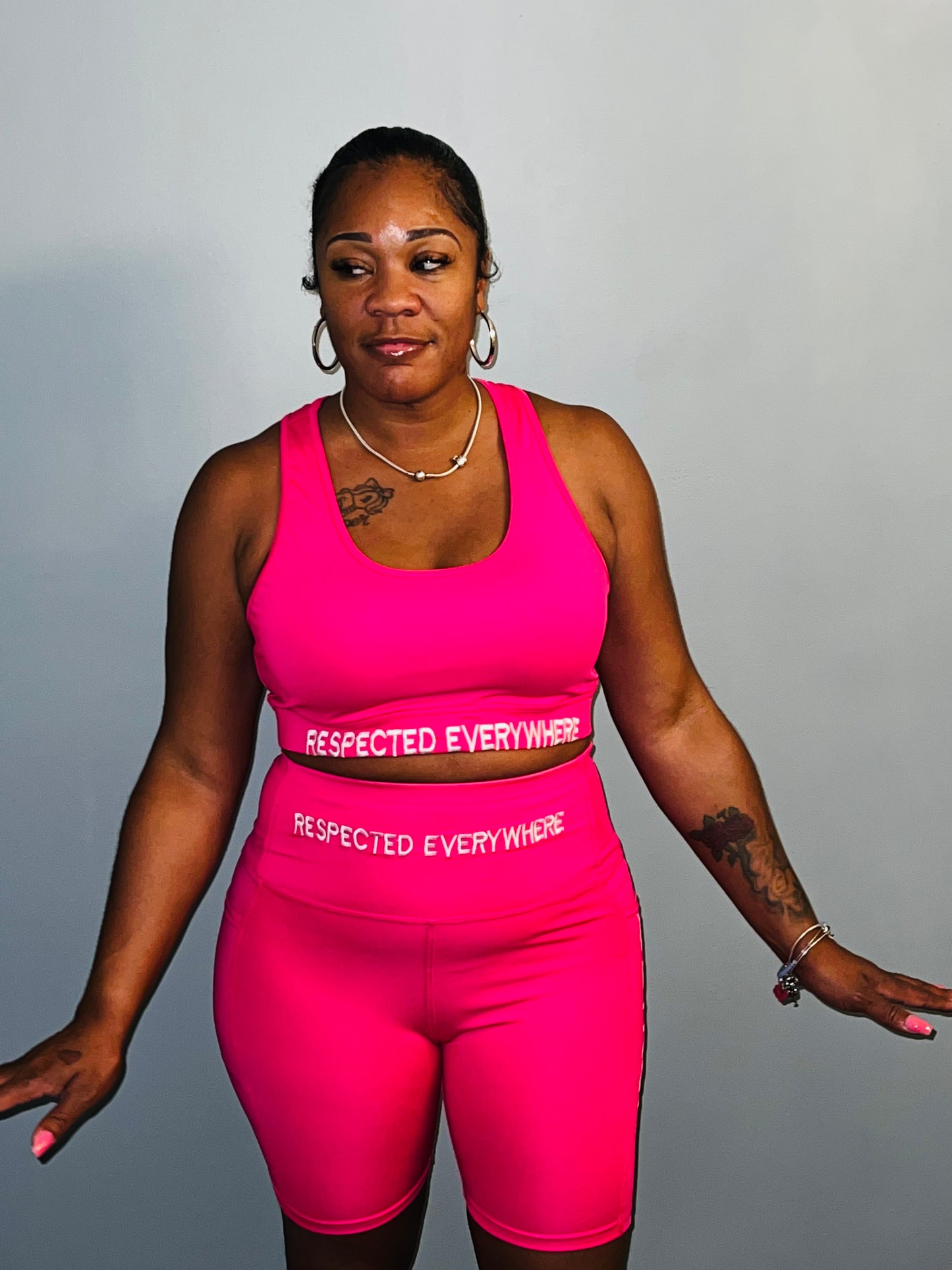 Respected Sports Bra (Pink)