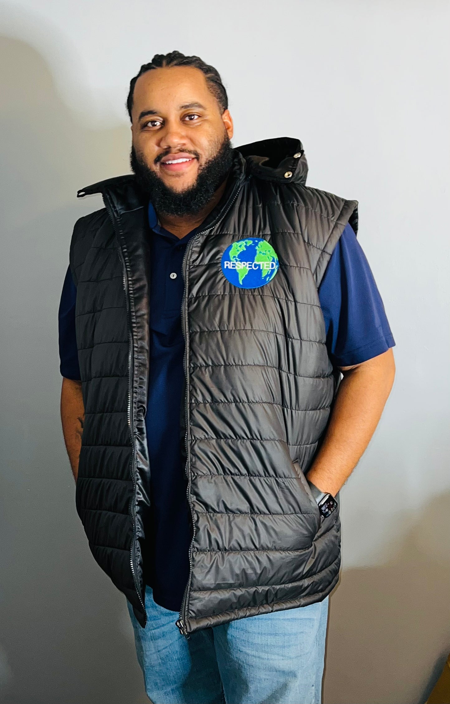 DRE Bubble Vest (Black) w/ detachable hood