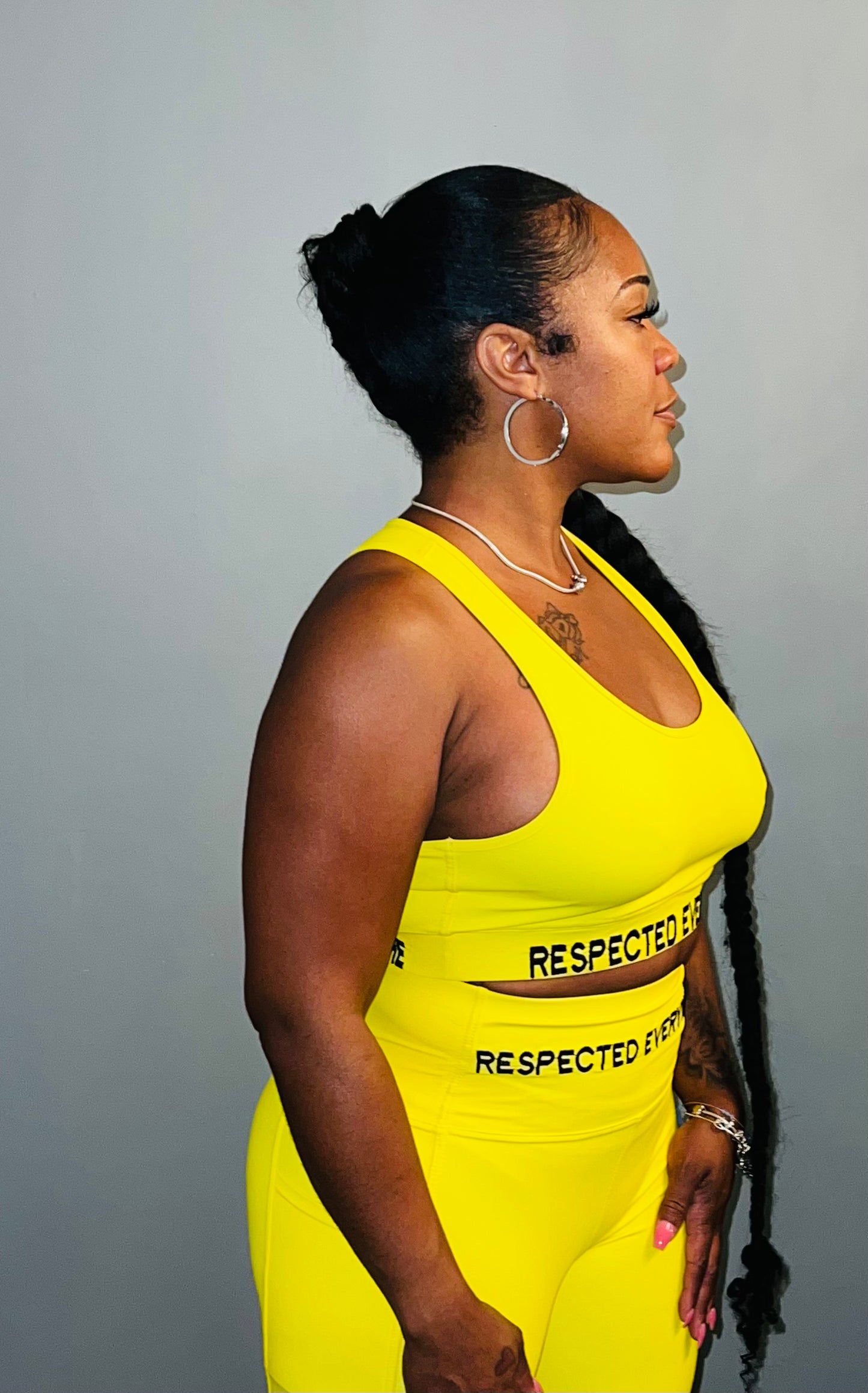 Detroit Yoga Shorts or Leggings (Yellow)