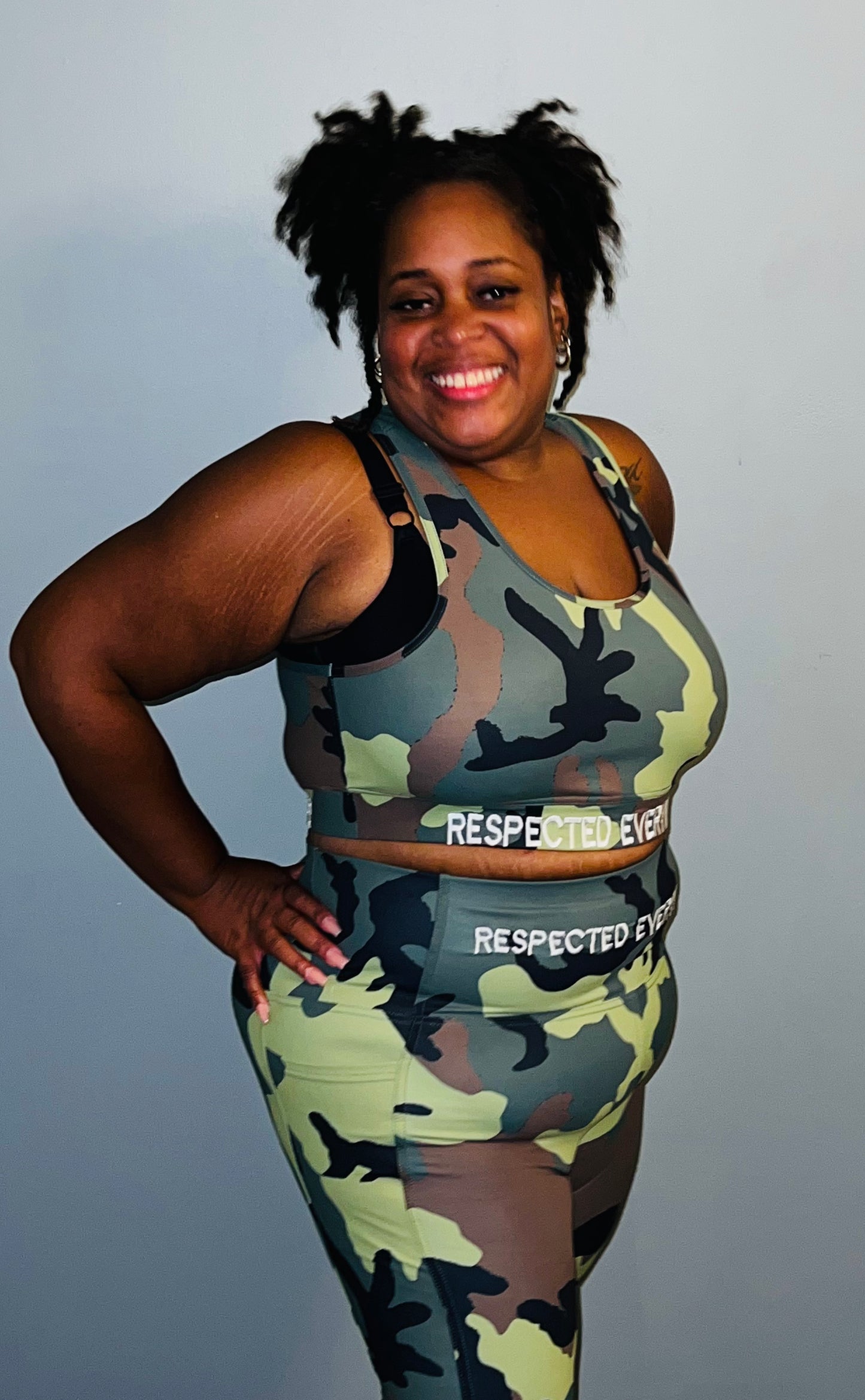 Detroit Yoga Shorts or Leggings (Camo)