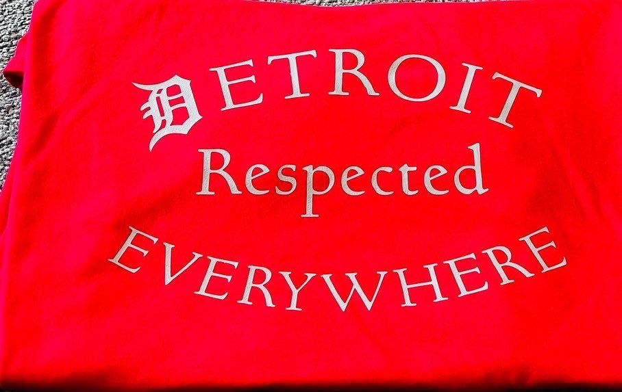 Half Moon Red w/ Gray Letters