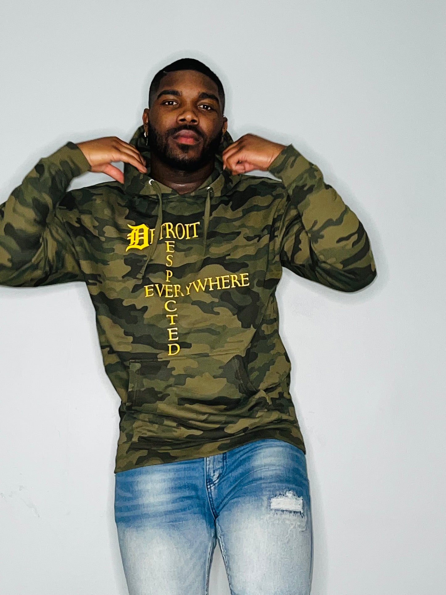 Crossword Camo w/ Yellow letters