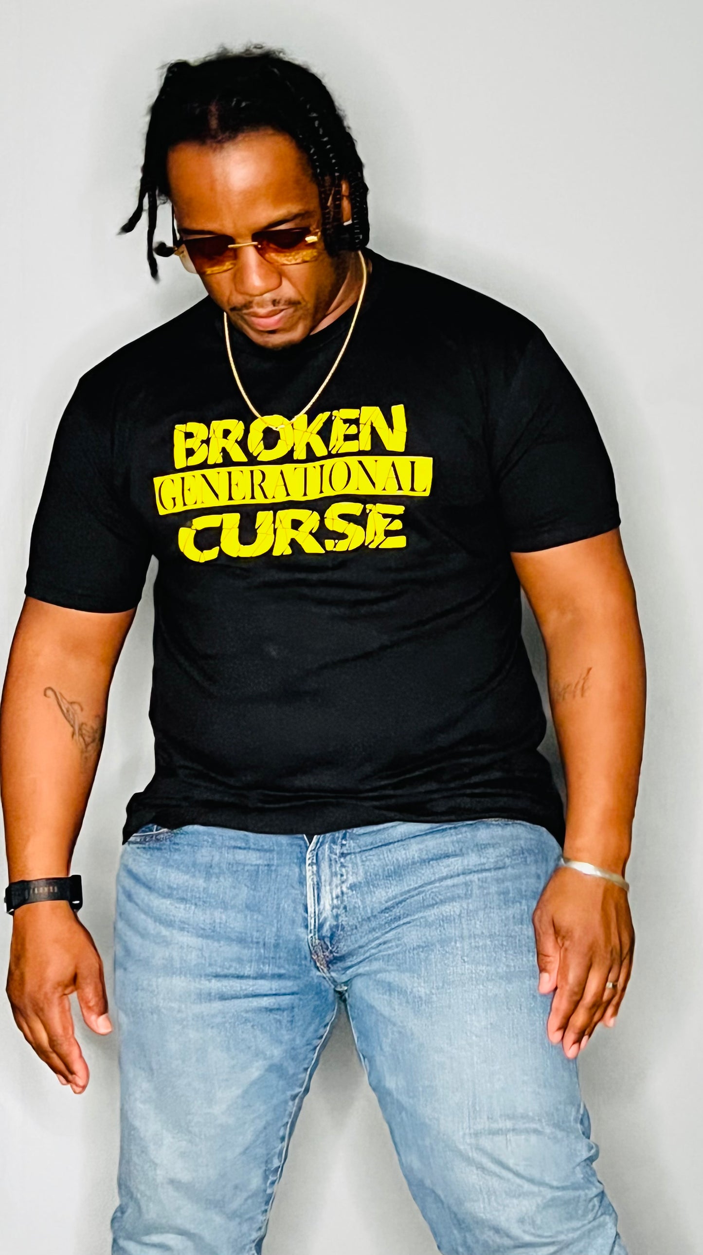 Broken Curse Black w/ Yellow letters