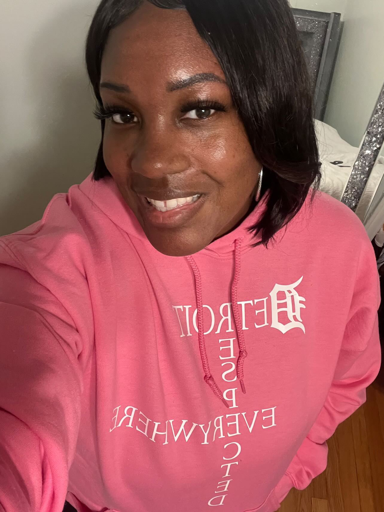 Pink Crossword w/ White Letters