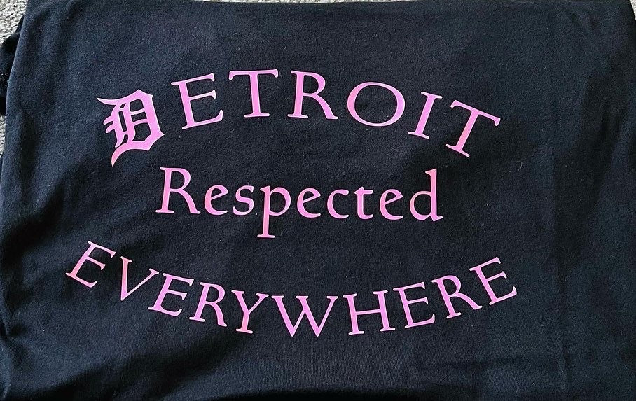 Half Moon Black w/ Pink Letters
