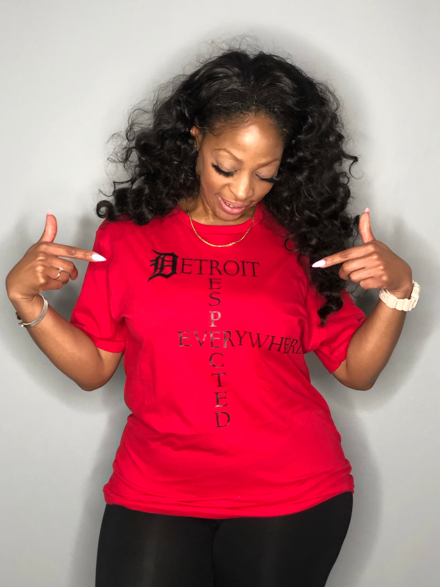 Red Crossword w/ Black Letters