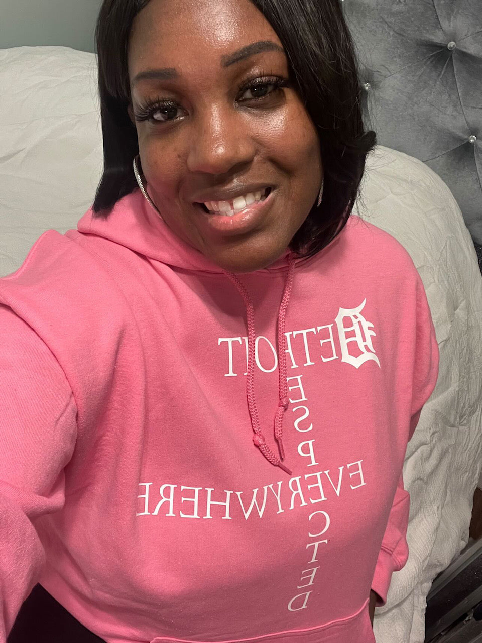Pink Crossword w/ White Letters