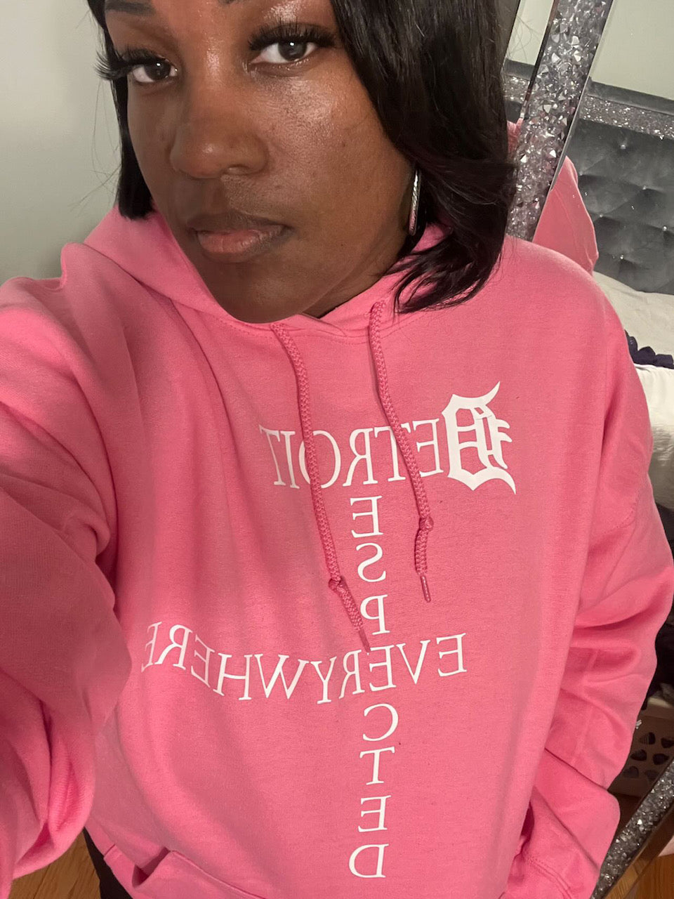 Pink Crossword w/ White Letters