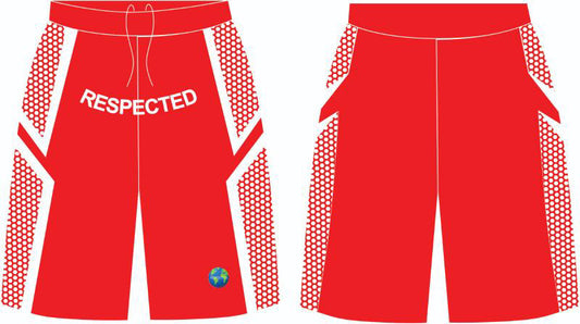 Respected Basketball Shorts (Red)