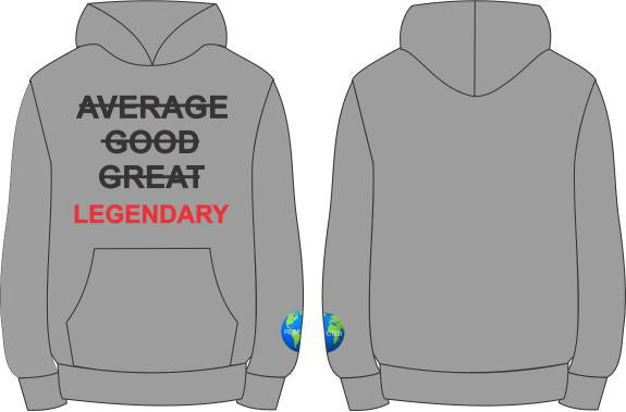 Average to Legendary Hoodie (Gray)