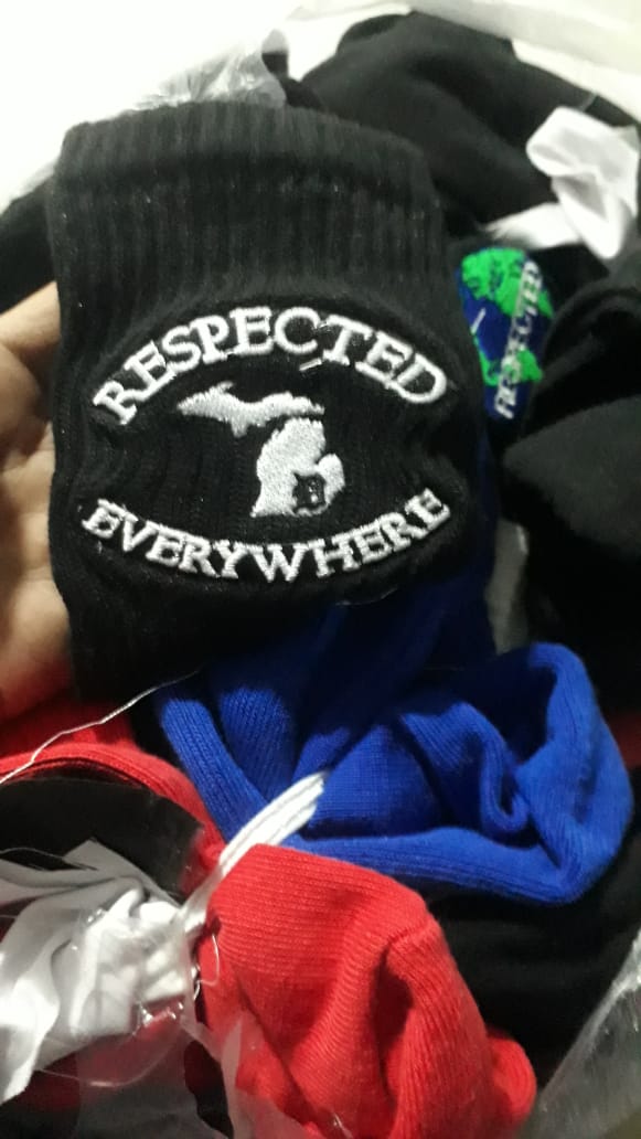 Respected Everywhere Socks (Royal Blue)
