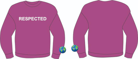 DRE Respected Crew Neck Sweater  (Purple)