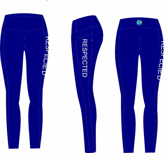 Respected Leggings or Shorts (Navy Blue)