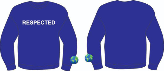 DRE Respected Crew Neck Sweater  (Royal Blue)